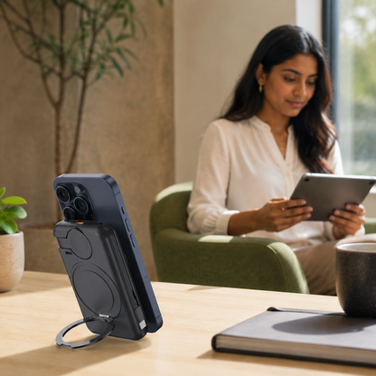 WanderS 10000mAh 3-in-1 Magnetic Power Bank 15W Max