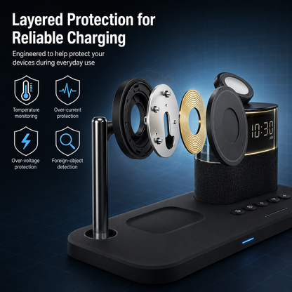 WanderS 4-in-1 15W Max Foldable Wireless Charger