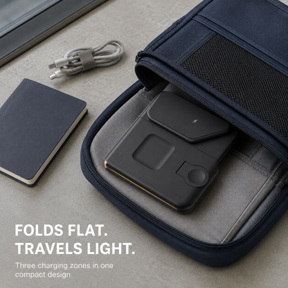 WanderS 3-in-1 Foldable Wireless Charger 15W