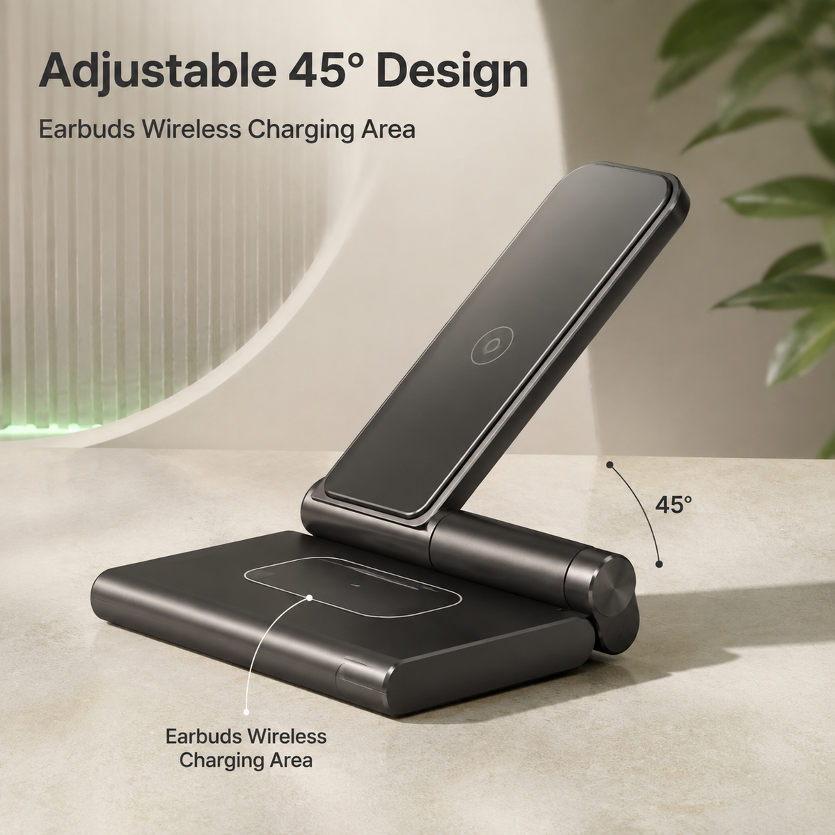 WanderS 3-in-1 Qi2 15W Aluminum Alloy Magnetic Wireless Charger