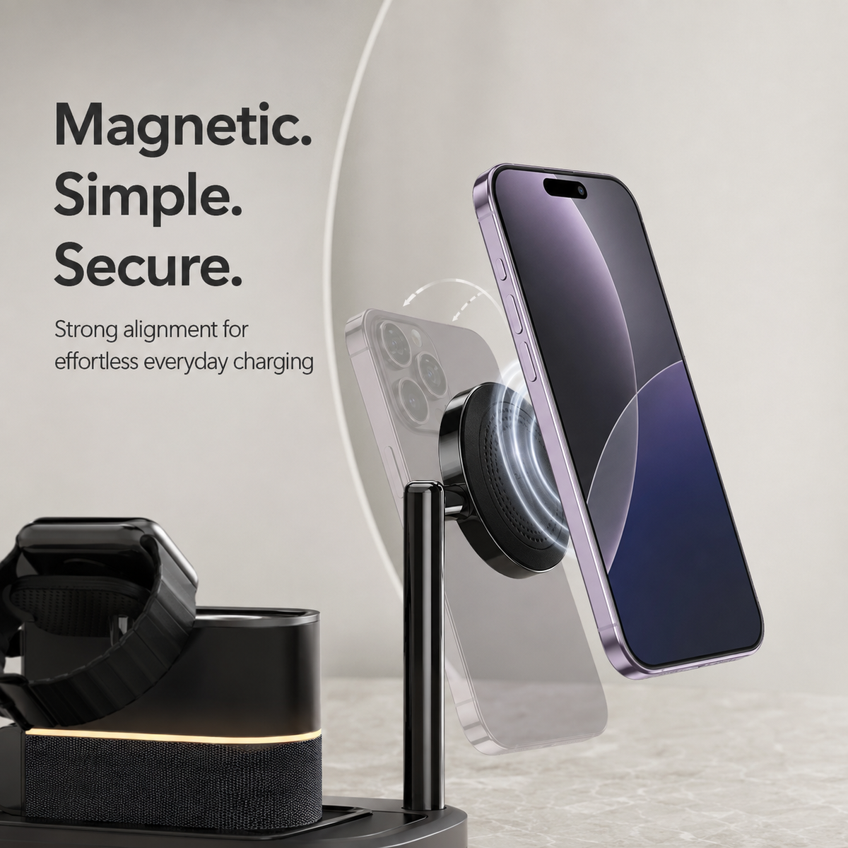 WanderS 4-in-1 15W Max Foldable Wireless Charger