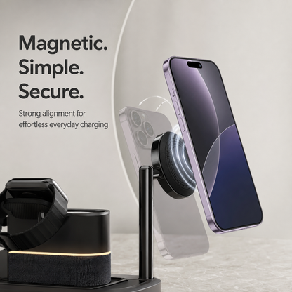 WanderS 4-in-1 15W Max Foldable Wireless Charger