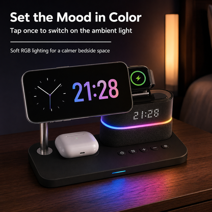 WanderS 4-in-1 15W Max Foldable Wireless Charger